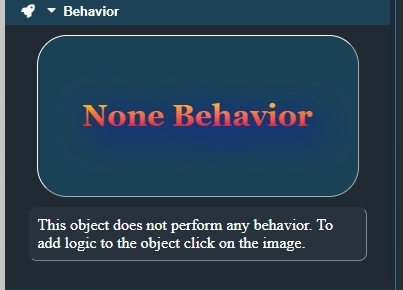 Behavior Property Panel